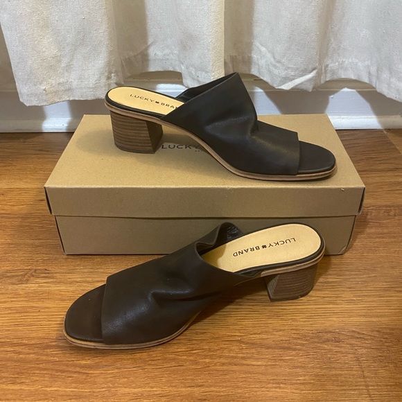 Lucky Brand Lutena Heeled Sandal Womens Size 11 - Picture 1 of 4
